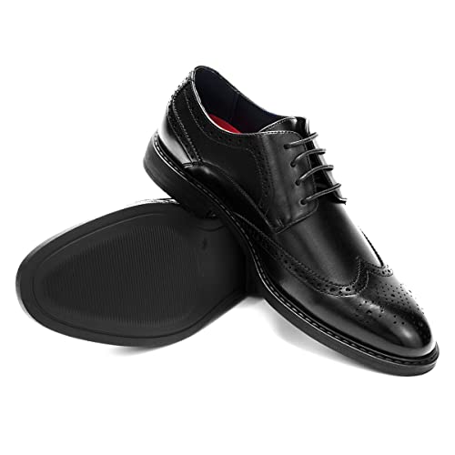 Image of Temeshu Men's Dress Shoes Casual Oxford Shoes Business Formal Shoes