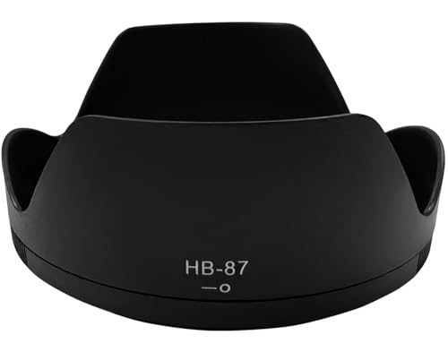 Capuchón para lente HB-87 para Nikon NIKKOR Z 24-70 mm f/2.8 S (no compatible con Z 24-70 mm f/2.8 S II ni Z 24-70 mm f/4 S) — Compatible con Nikon Z6 y Z7 — Capuchón de lente de 82 mm miniatura 3