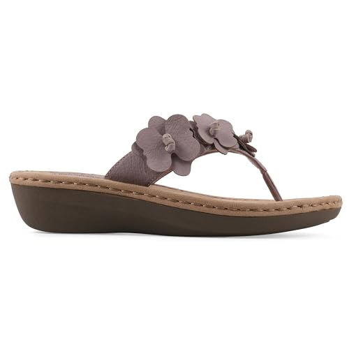 Image of Cliffs by White Mountain Women's Cushioned Cassilia Floral Sandal