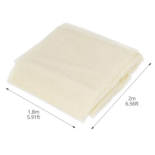 QWORK® Teppich Antirutschunterlage, 180x200CM Antirutschmatte für Matratzen, Antirutsch Teppichunterlage, für Teppiche, Regale, Schubladen