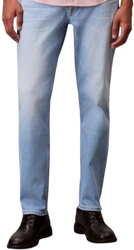 Calvin Klein Jeans Jeans para Hombre, Azul (Zander Lt Blue), 32W / 34L