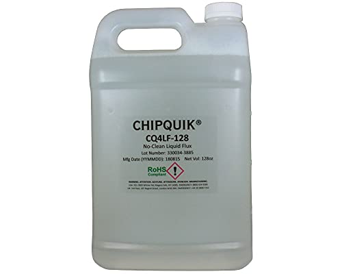 Chip Quik CQ4LF Liquid Flux No-Clean (1 Gallon (128oz) Jug)