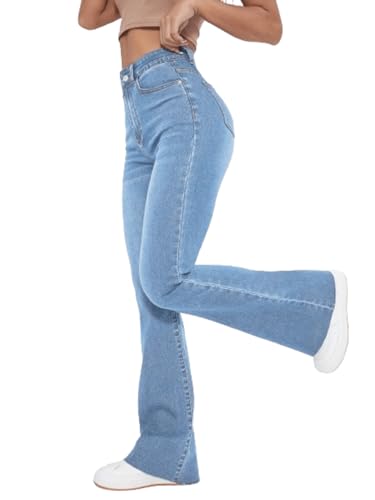 Image of Aahwan Women's & Girls' Solid Black Low Waist Ripped Distressed Mom Fit Stretch Denim Jeans(KV-255)