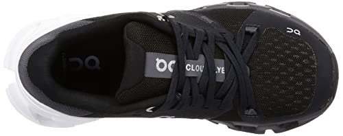 ON Men's Cloudflyer 4 Running Shoe, Black/White, 8.5