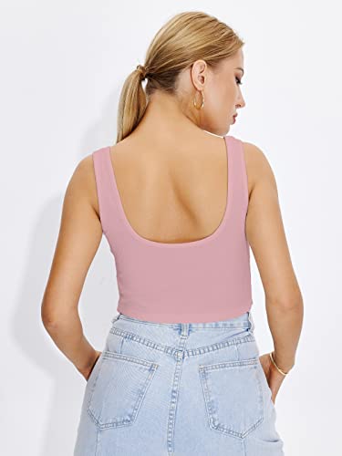 Image of Shasmi Women's & Girls' Solid Sweet Heart Neck Slim Fit Simplicity Tops (TOP 50)