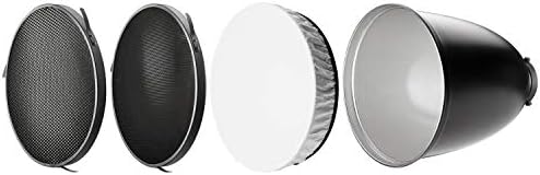 Westcott 45-Degree Deep Focus Reflector with Honeycomb Grids & Diffusion (Compatible with FJ400, Godox, and Bowens Mount)