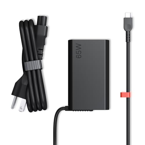 HHamoyzs 2026 New Slim 65W USB C Laptop Charger Compatible with Lenovo Thinkpad/Yoga 7i 9i L13 /Chromebook/ThinkBook 14 16 Type C Power Adapter