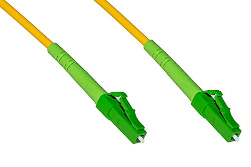 LINK LKLCLCAPCS1 APC LC A APC LC SINGLEMODE SIMPLEX MT.1 Fiber Optic Cable, yellow
