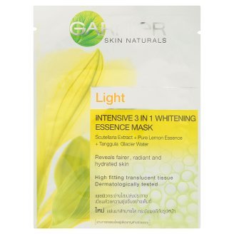 Garnier Skin Naturals Light Intensive 3 In 1 Whiteing Essence Mask To skin 19 ml X 4pcs