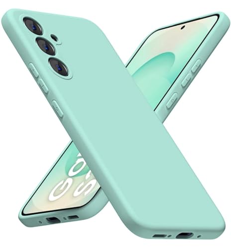 Image of DIZORO Samsung S25 Plus Case,Compatible with MagSafe, Non Yellow Military-Grade Drop Protection & Hard PC Back Cover Slim Transparent Anti-Scratch Shockproof Phone Case (Mint)