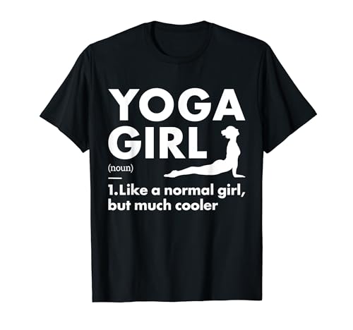 Yogi Girl Definición Yoga Camiseta