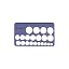 Rectangular purple