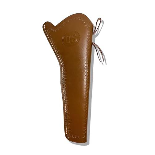 Warreplica Western Leather Holster – Brown | Fits Remington 1858, Colt 1860 Army Revolver 8