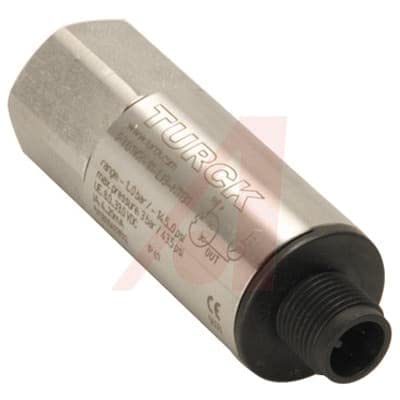TURCK PT100PSIG-2003-I2-H1143 6836914, Pressure Transmitter, PT2000 Series, Stainless Steel Measuring Cell, 0 to 100 PSIG, Male NPT 1/4, 4-20 MA (2-Wire), 4-PIN M12 EUROFAST