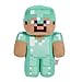 Mattel Minecraft Diamond Steve Soft Plush Collectible Pixelated Design Famous Game Character Toy for Kids 3+ Years HPP23