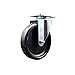 Payson Casters 050-5PJ Replacement Swivel Caster ? 5 Inch Black Polyolefin Wheel ? 300 lbs. Per Caster - Service Caster Brand
