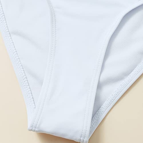 Rash Guard Swimwear Girls 3-Piece Short Sleeve Swimsuit Kids Bathing Suit Quick Dry Bikini Girls Summer Beach4