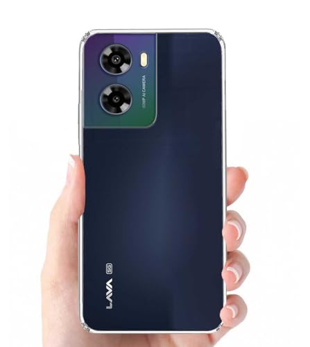 Image of Soft Silicone TPU Flexible Back Cover Compatible with Lava Blaze Dragon 5G