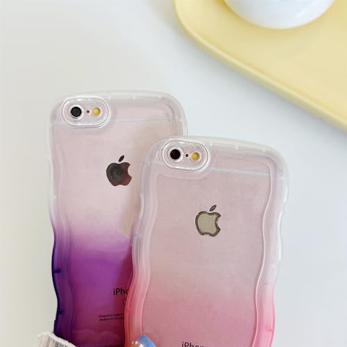Coque silicone pour iPhone 6 Plus finition premium dégradé violet raffiné - 4
