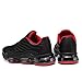 Socviis Mens Air Running Shoes Non Slip Workout Casual Sport Walking Shoes Basketball Sneakers Fashion Tennis Fitness Trainers Black/Red