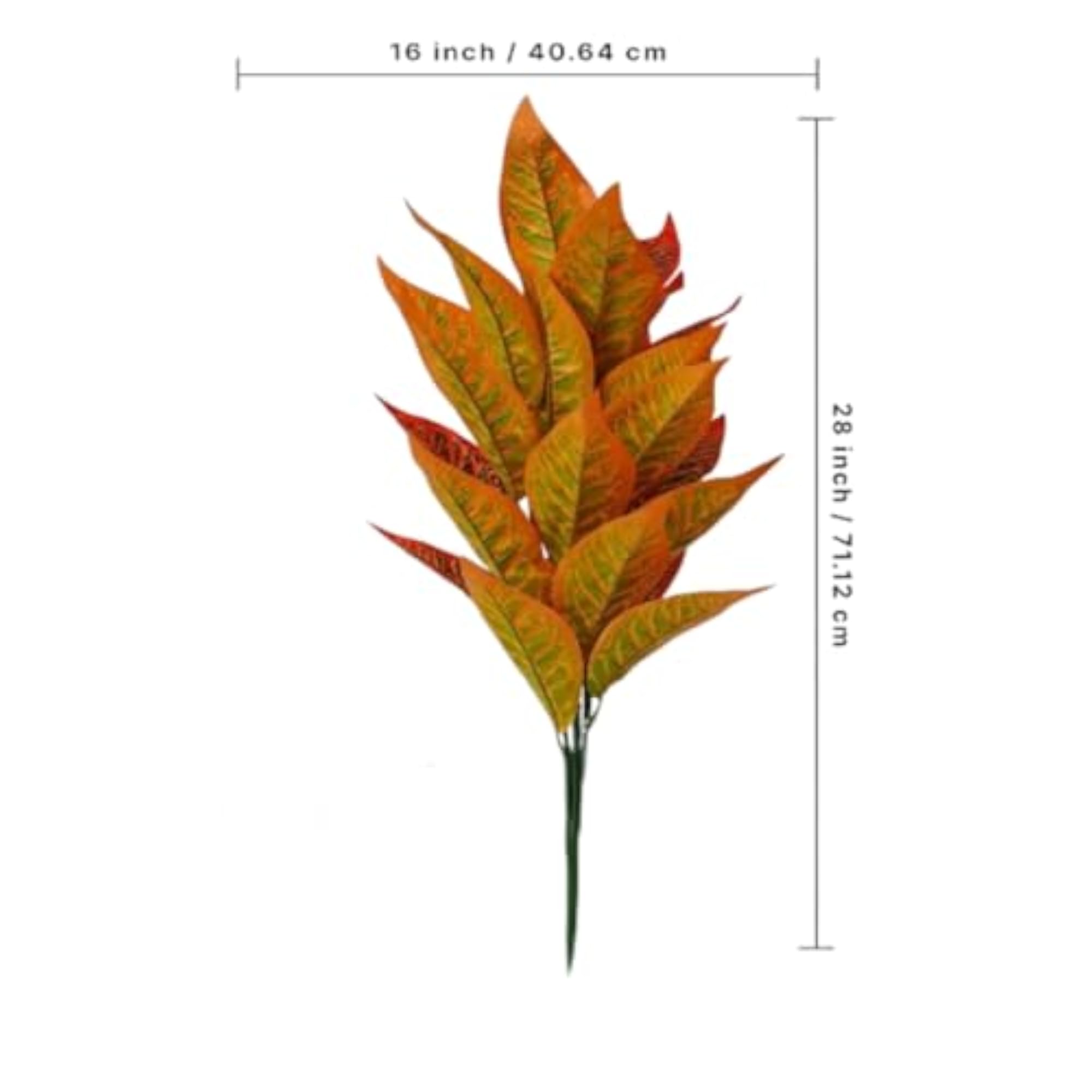 Artificial Iceton Croton Plant, Ornamental Decor