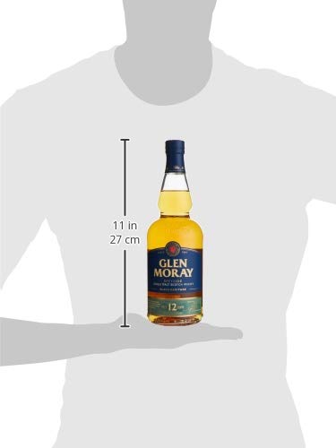 Glen Moray 12 Jahre | Schottischer Single Malt Whisky aus der Speyside | mit Geschenkverpackung | 1 x 0,7 l