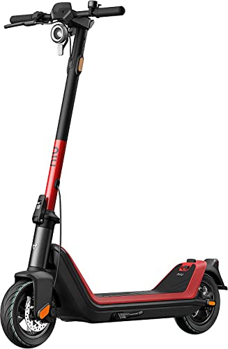 NIU Elektroroller für Erwachsene 40km Reichweite 100kg maximale Tragegewicht breiteres Trittbrett und Luftreifen sowie Lenkung Faltbarer und tragbarer E-Scooter für Berufspendler (KQi3 Sport)