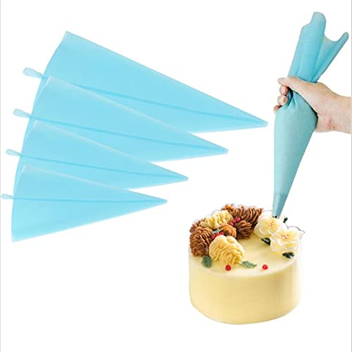 4pcs / pack banketbakkerijtas siliconen icing piping crème gebakzak spuitmond DIY Cake Decoreren Bakken Decoreren… - Image 7
