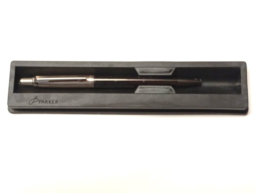 Parker Jotter Penna a Sfera, Edizione Speciale 50° Anniversario 1954-2004, Vintage NUOVO Silver Sterling e ABS, Nero