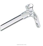 Contour Handle Lucite Cane - Left