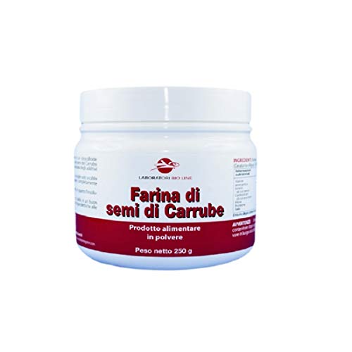 Farina di semi di carrube in polvere - Barattolo 250 g