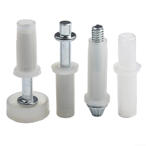 Kit de Herrajes para Puerta Plegable Bi-Fold con Rueda Guía y Pivote para Puertas de 1 a 1-3/8 pulgadas de Grosor para Reparación de Puertas de Clóset miniatura 5