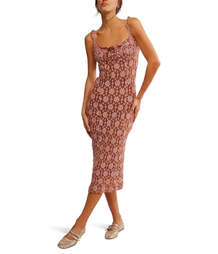Free People Women's Lucinda Lace Midi