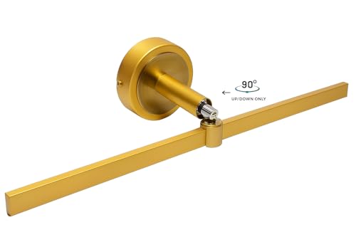 Image of FILLISKA Modern LED Picture /Dressing /Vanity /Bathroom /Mirror Light with 3 Step Light Mode & Adjustable Head (White,Warm White and Neutral White) (Luxurious Gold-796)