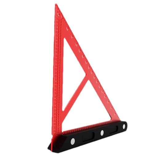 demaxiyad Square for Woodworking, Multifunctional Measuring Tool, Layout Carpenter Rafter Square Measuring Tool for Architecture, Drawing, Woodworking