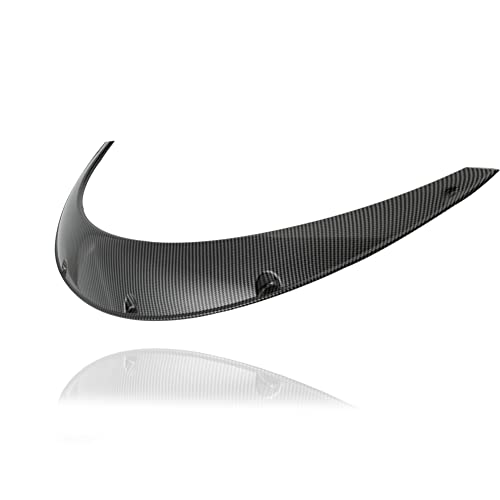 Dreamizer 4X 2/50Mm Flexible Car Fender Flares Universal Extra Wide Body Kit Wheel Arch Protector,Carbon Fiber #TOP6