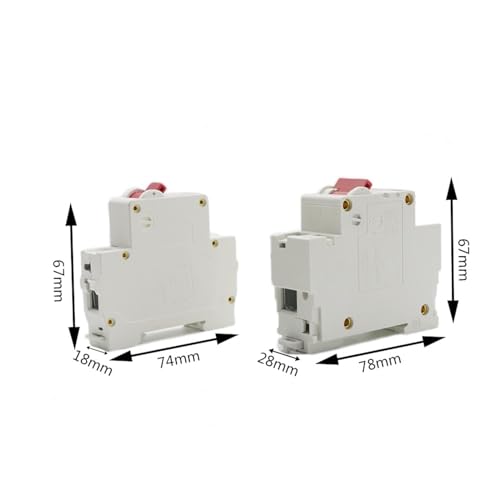 Mini interruptor solar CC 1000V 1P 50A para autoconsumo rural 4
