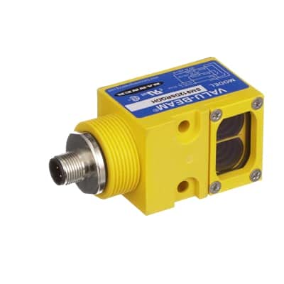 BANNER ENGINEERING SM912DSRQDH (30074), 10-30 VDC, 380 MM Range, 4 PIN, Bipolar, Diffuse, PHOTOELECTRIC Sensor, VALU-Beam Series