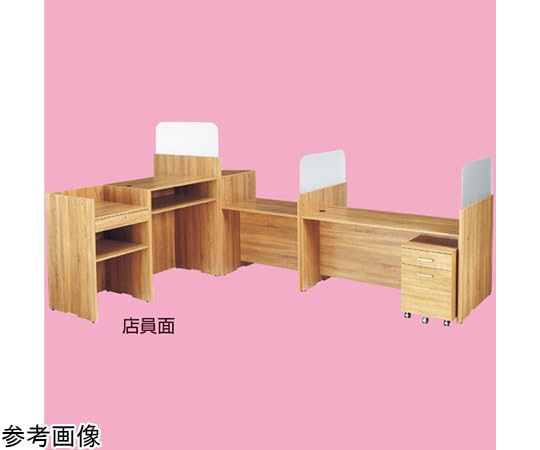 Amazon | 店研創意 木製ローカウンター H70cm W90cm エクリュ 61-427