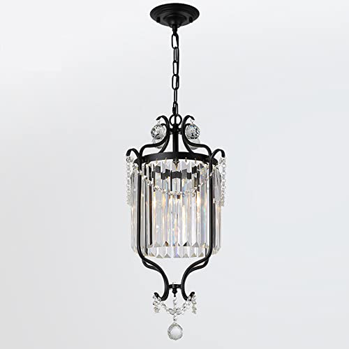 Lampe de chevet en cristal moderne et suspension LED pour salon