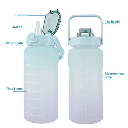 Borraccia Motivazionale 2L Bottiglia Acqua