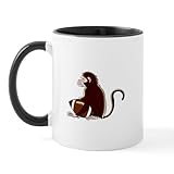 CafePress Football Monkey Mug 11 oz (325 ml) Ceramic Coffee Mug
