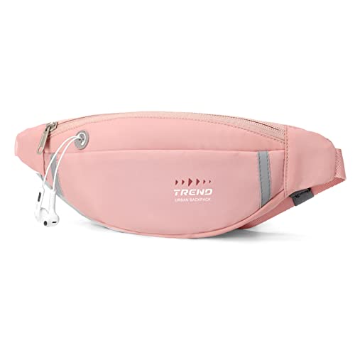 Petit Sac Banane pour Femme et Homme avec Prise Casque, Sac Banane léger et étanche pour Course à Pied, Voyage, randonnée, Cyclisme, Voyage Cover