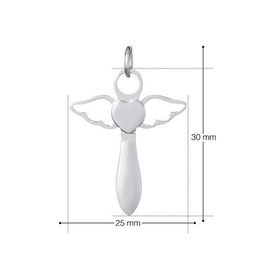 Gravado Collana da Bambina con Ciondolo in Acciaio...