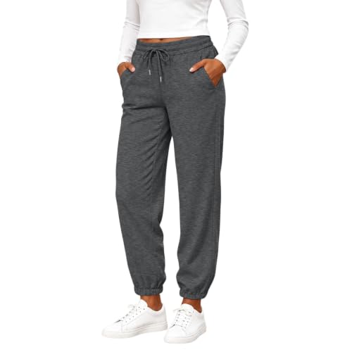 Winter Joggers for Women Sherpa Fleece Lined Sweatpants with Pockets - image 1