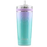 Ice Shaker 26oz Stainless Steel Tumbler as seen on Shark Tank | Vacuum Insulated Bottle with Flex...