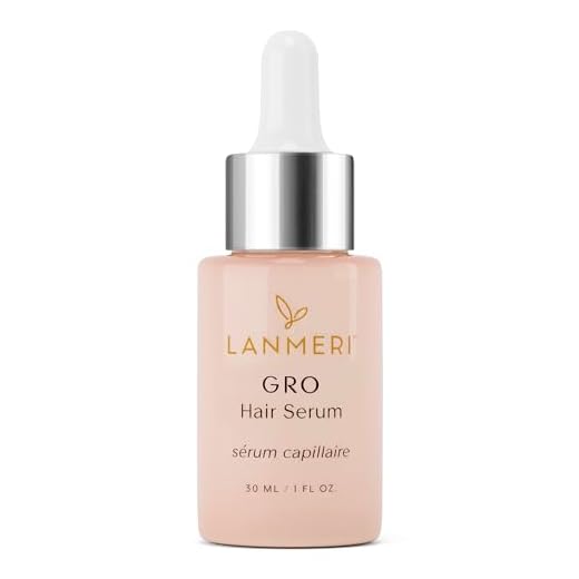 Lanmeri Vegan Hair Growth Serum - Natural Hair Regrowth and Hair Loss Treatments for Women & Men - Scalp Serum for Thinning Hair and Hair Loss - Fuller-looking, Thicker and Healthier Hair in 90 Days, All Hair Types