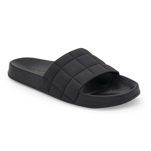 Image of Red Tape Womens Sliders in Slate Blue | Casual Pool Sliders | SLATE BLUE | 3 UK