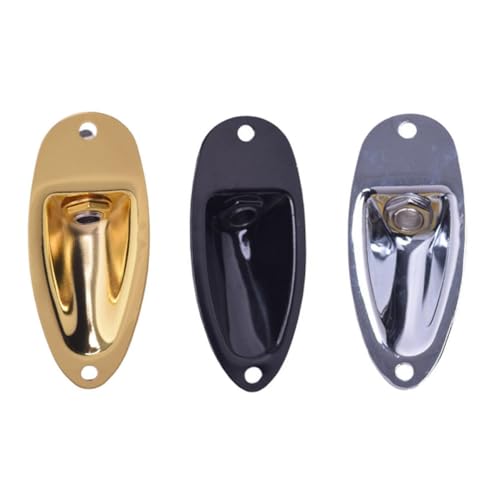 STAHAD Conectores para Guitarra Eléctrica 635 mm 3 Piezas Aleación de Zinc Colores Dorado Plateado y...