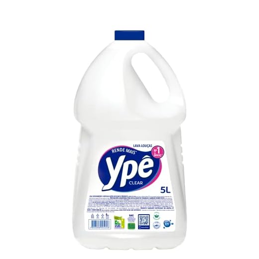 Ypê - Detergente Lava-Louças, Translucido, Claro, 5 Litros